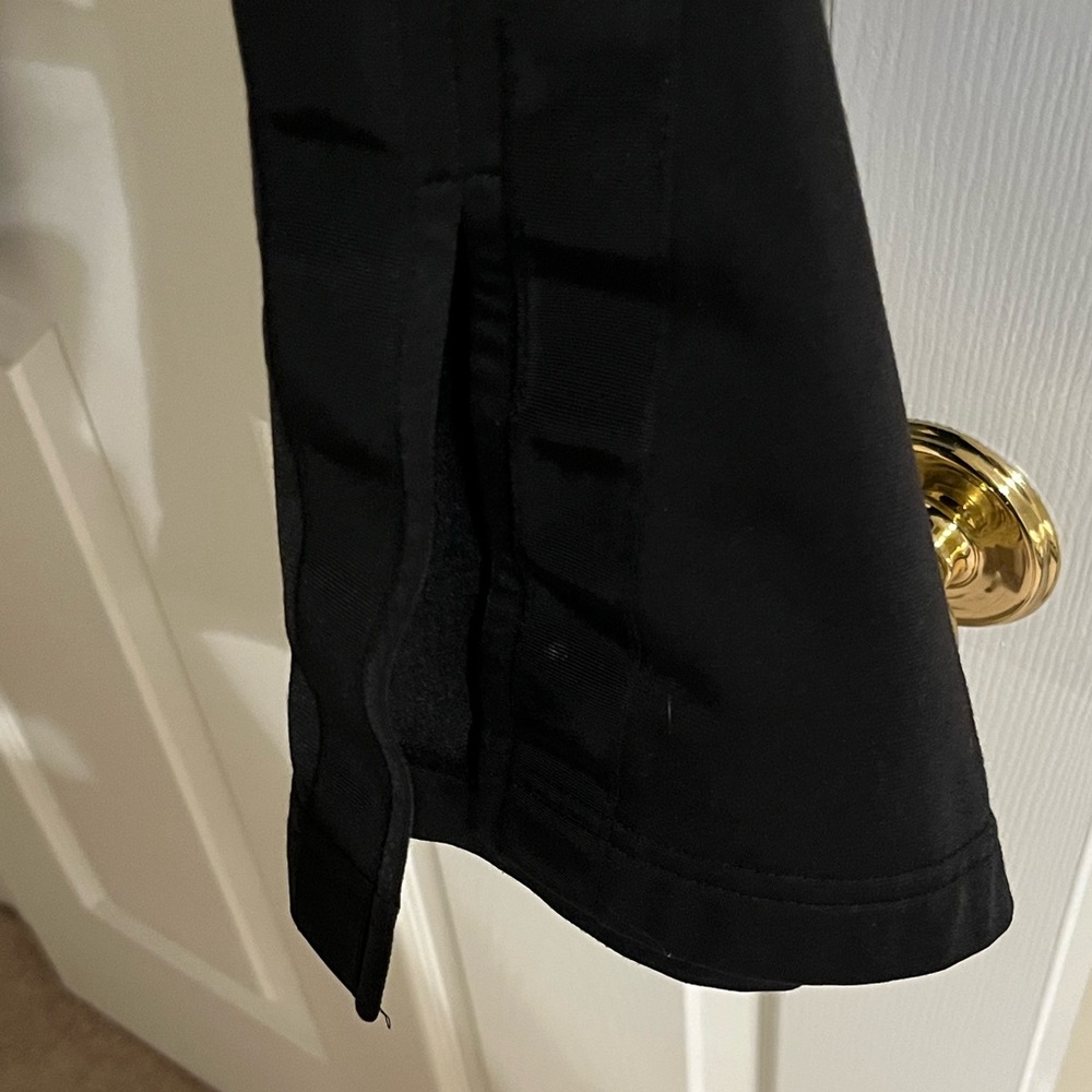 ALO Yoga Black Relaxed Slit Pants - Picture 4 of 7